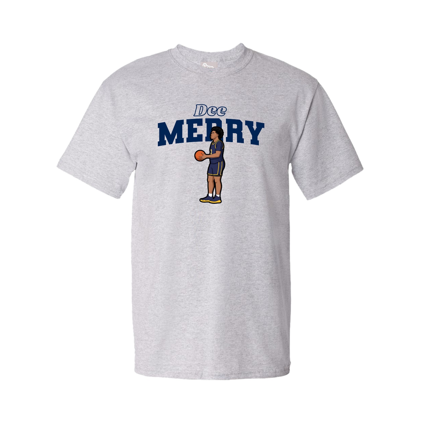 Youth Tee — Name Arch in Grey