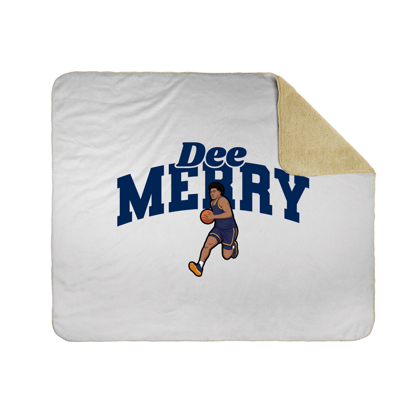 Throw Blanket — Signature Arch in White