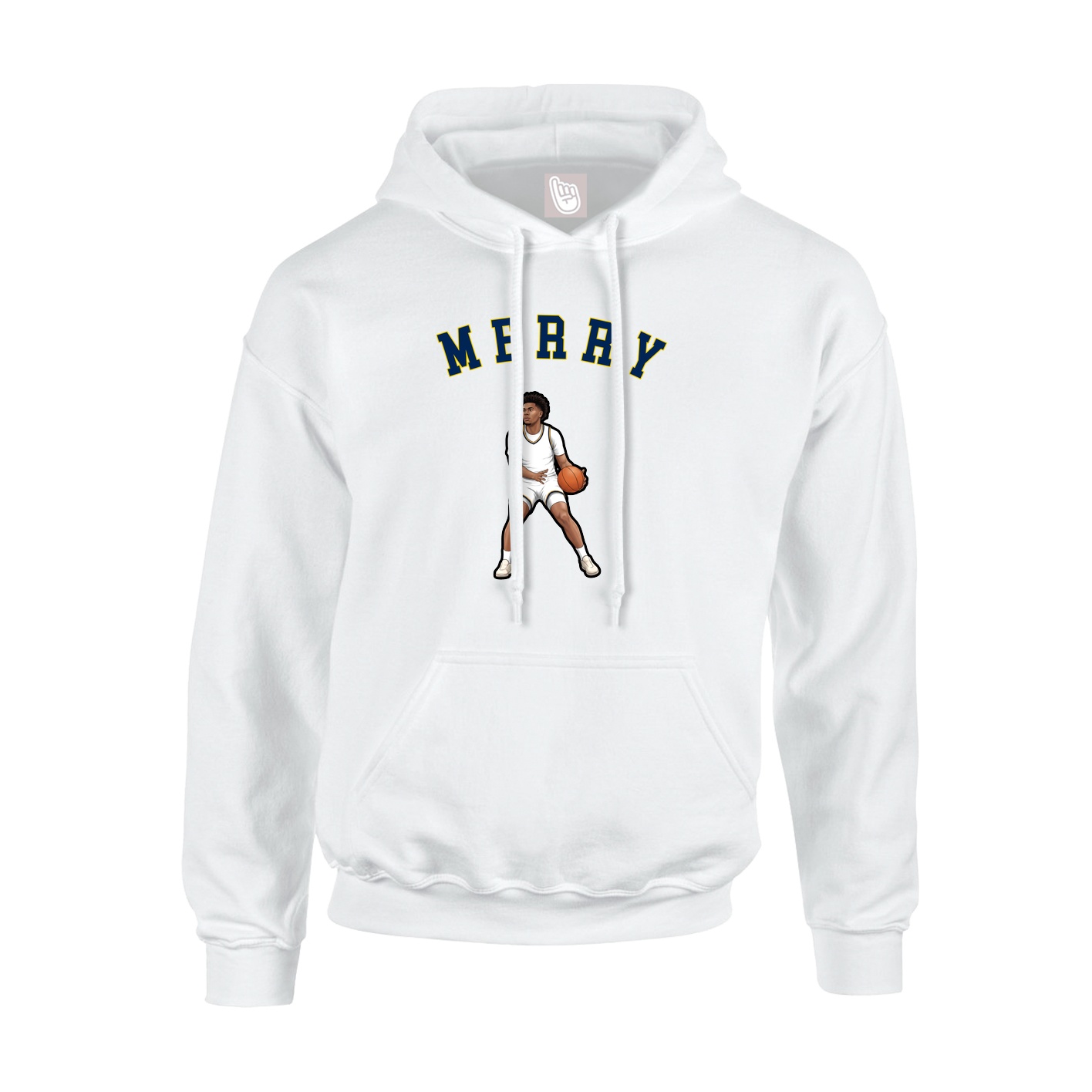 Youth Hoodie — Shirsey Arch in White