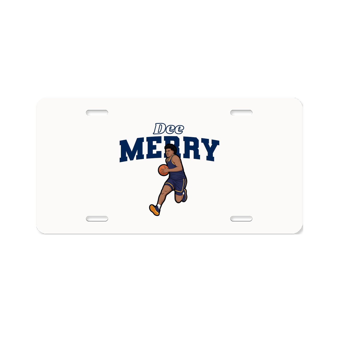 License Plate — Name Arch in Classic