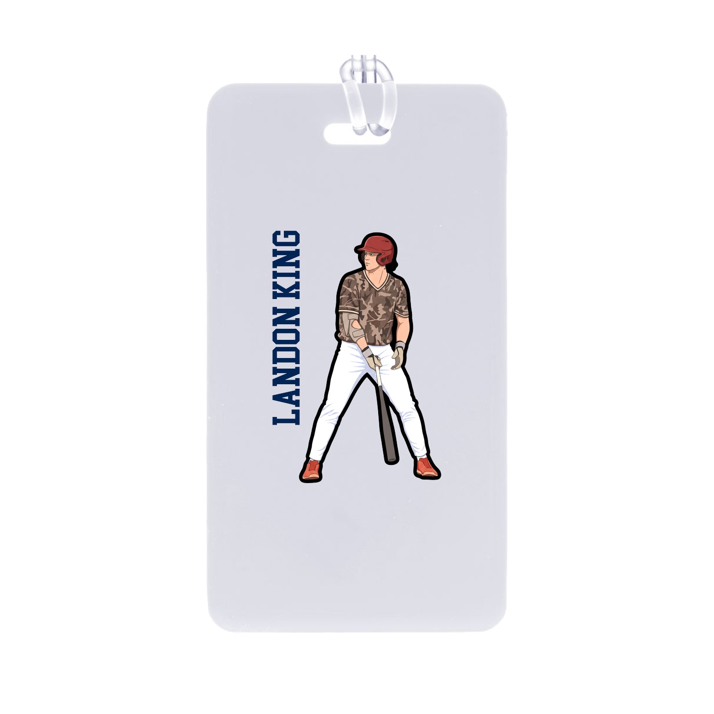 Bag Tag — Name Vertical in Classic