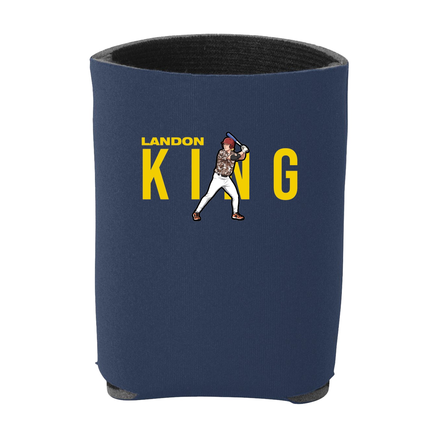 Can Holder — Player Name in Navy