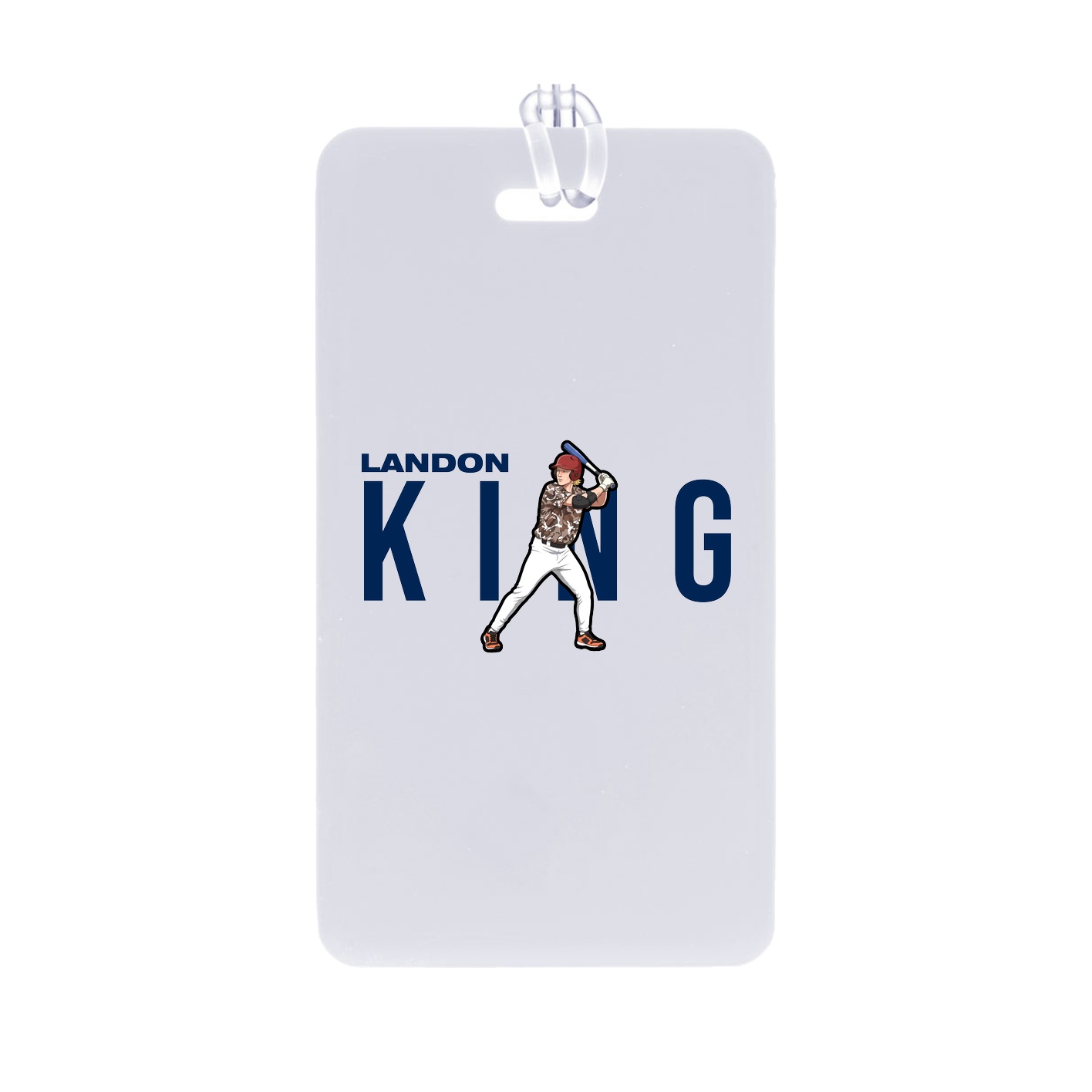Bag Tag — Player Name in Classic