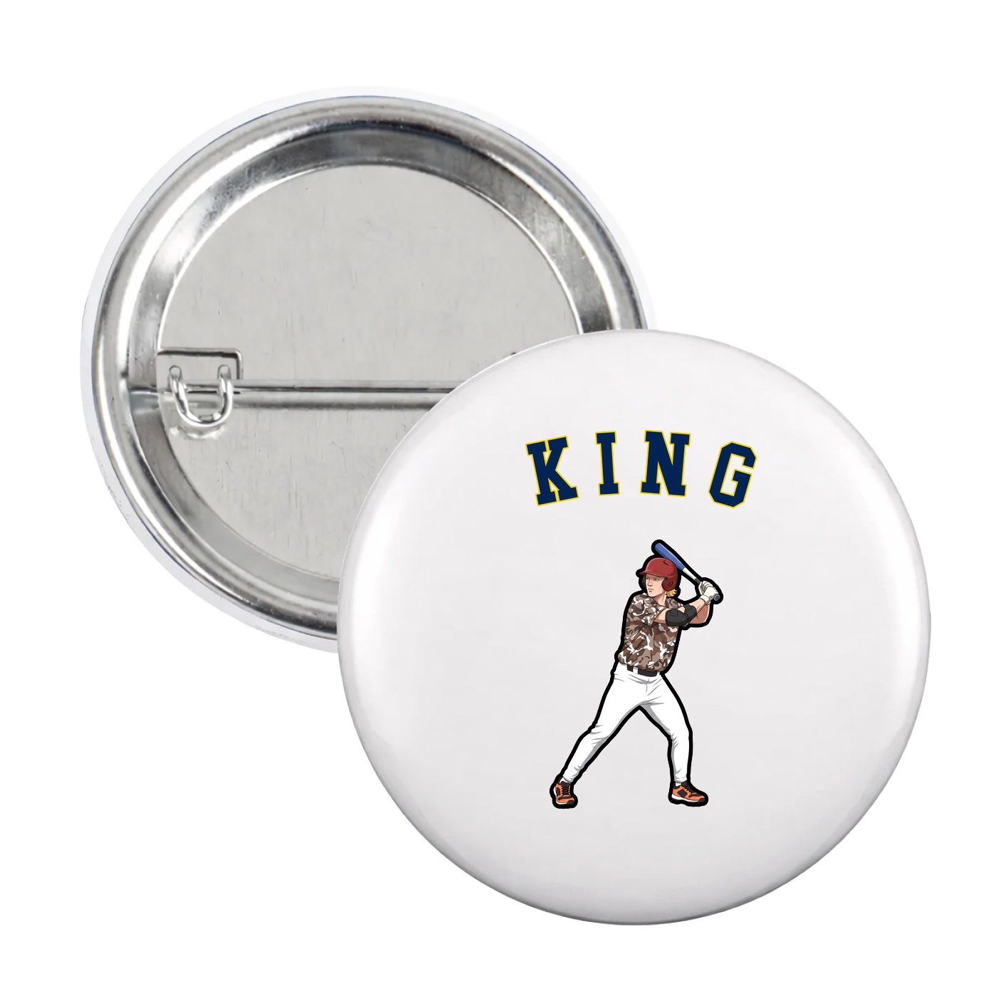 Game Day Button — Shirsey Arch in White
