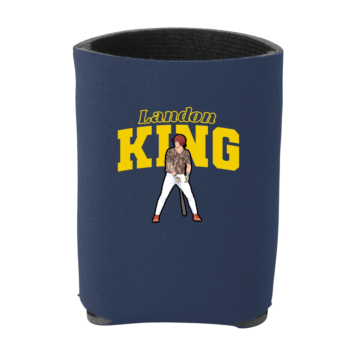 Can Holder — Name Arch in Navy