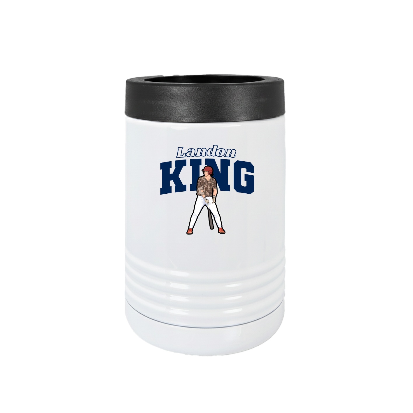 Beverage Holder — Name Arch in White