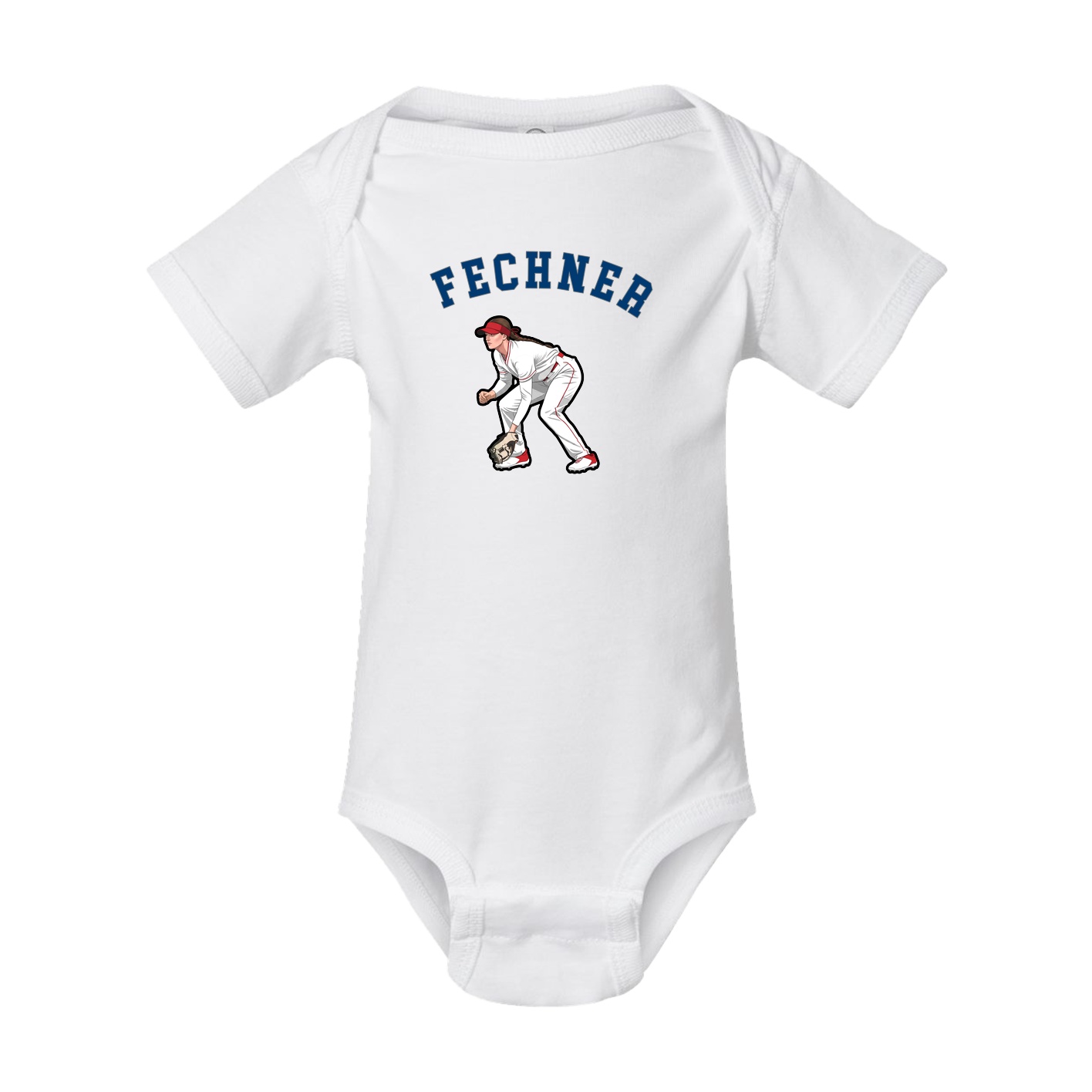 Baby Onesie — Shirsey Arch in White