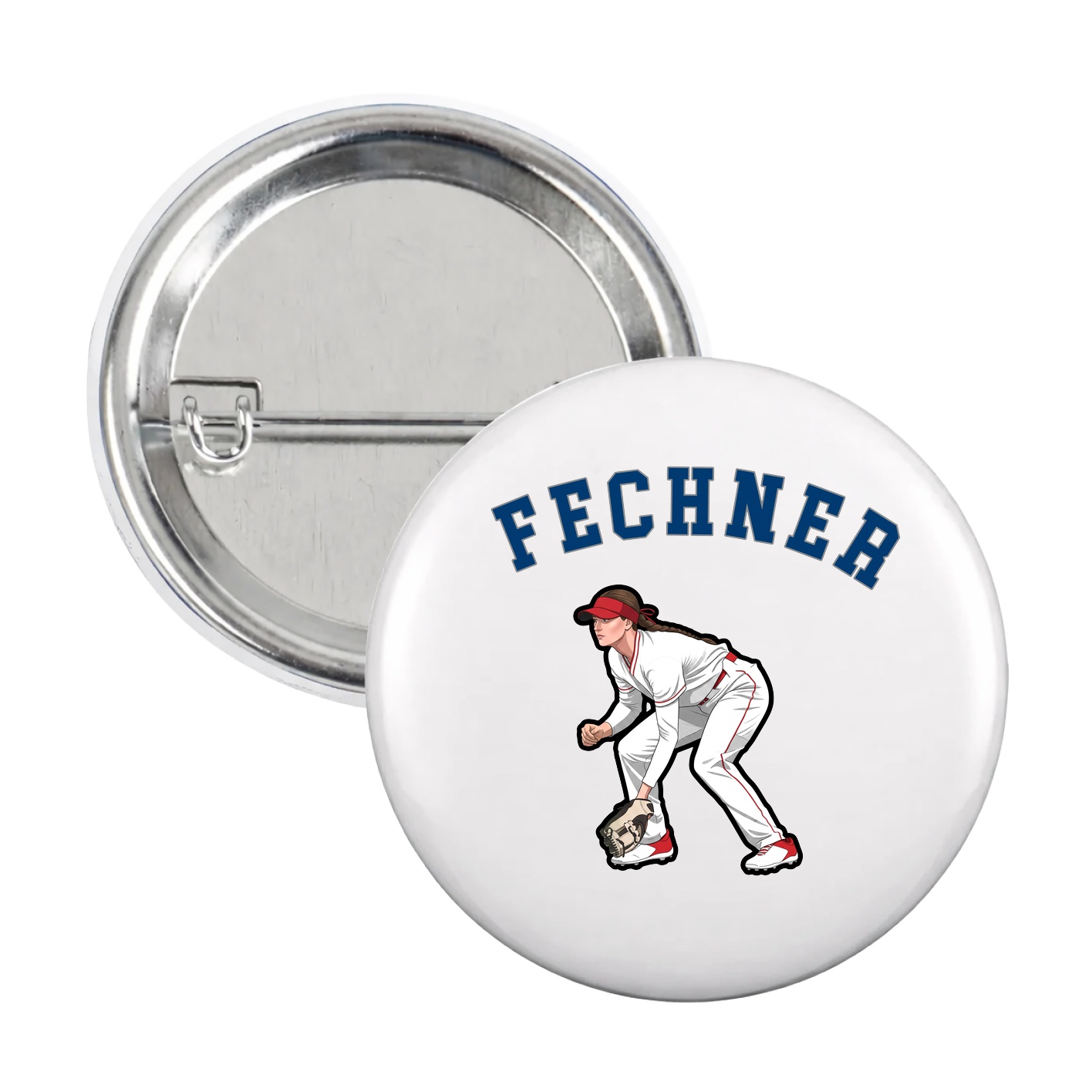 Game Day Button — Shirsey Arch in White