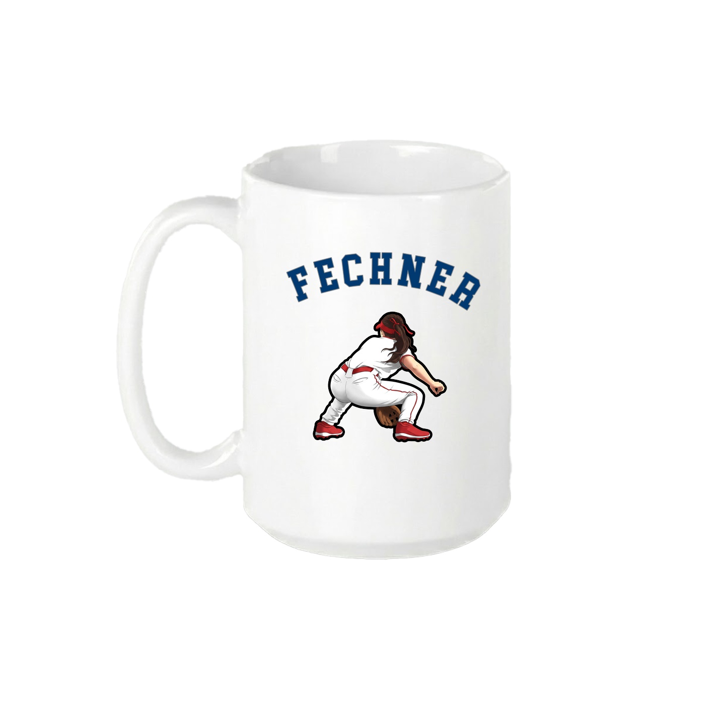 15oz Coffee Mug — Shirsey Arch in White