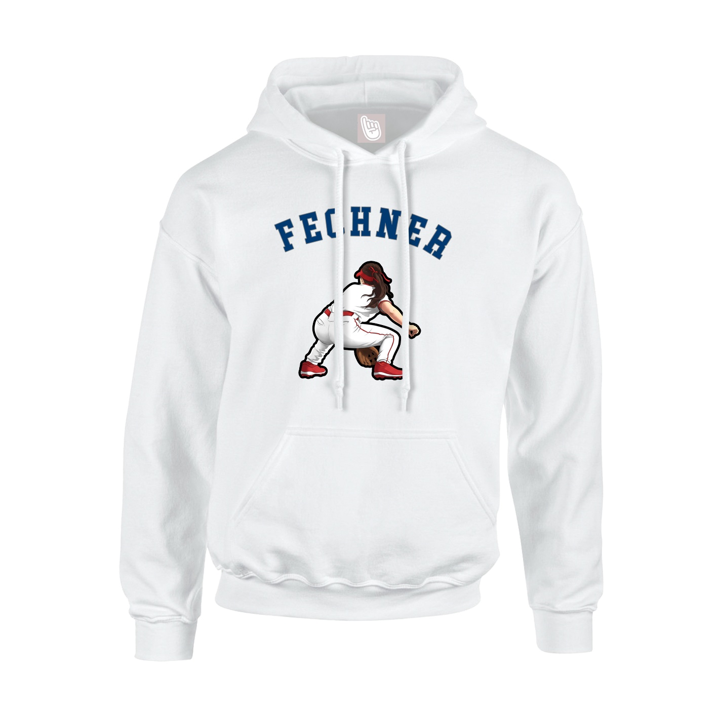Hoodie — Shirsey Arch in White