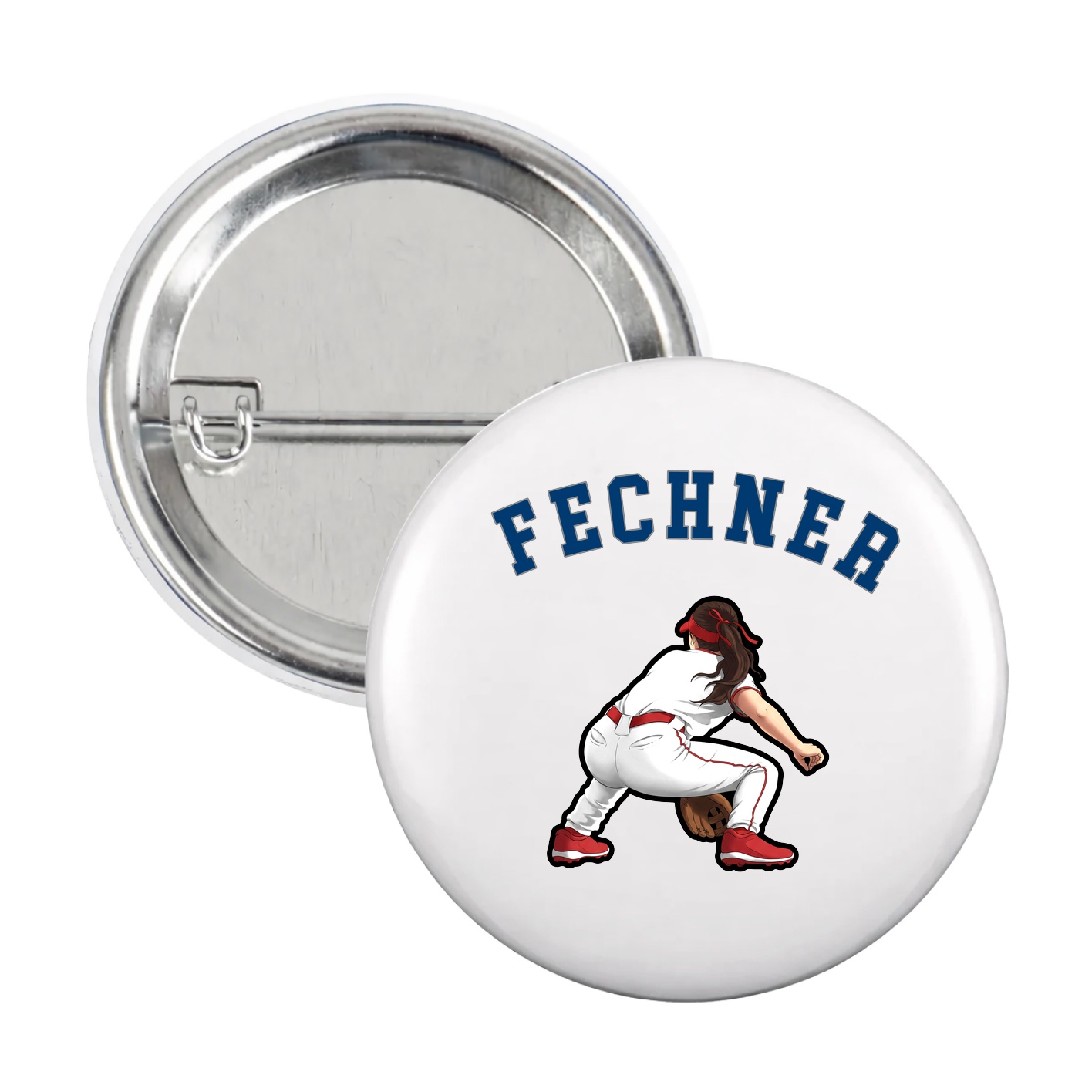 Game Day Button — Shirsey Arch in White