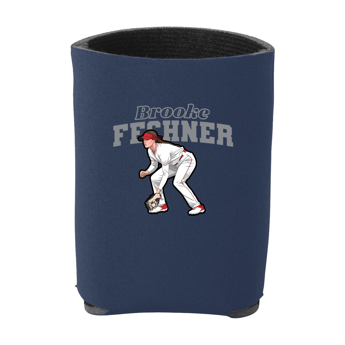 Can Holder — Name Arch in Navy