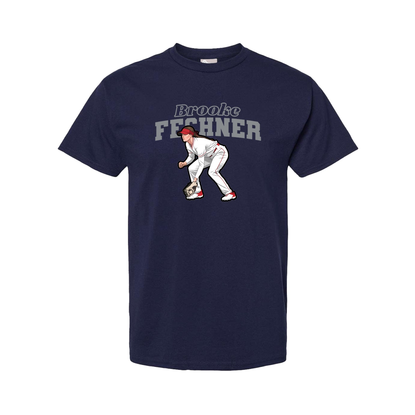 Youth Tee — Name Arch in Navy