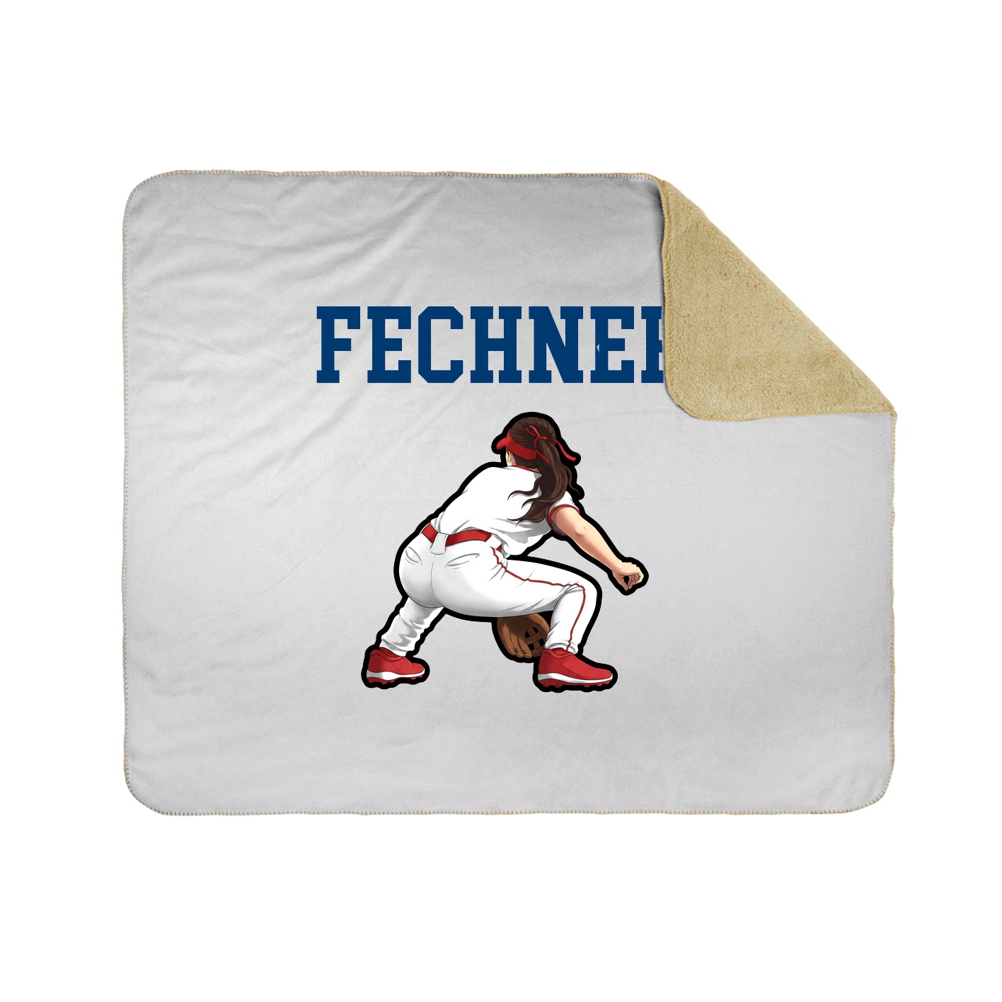 Throw Blanket — Shirsey in White