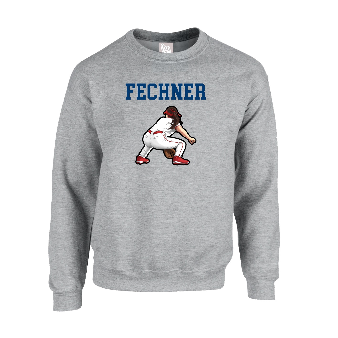 Fleece Crew — Shirsey in Grey