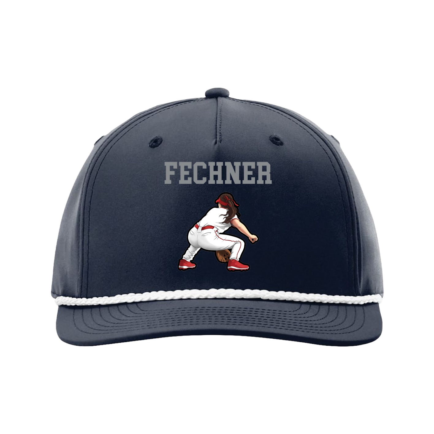 Five-Panel Classic Rope Cap — Shirsey in Navy