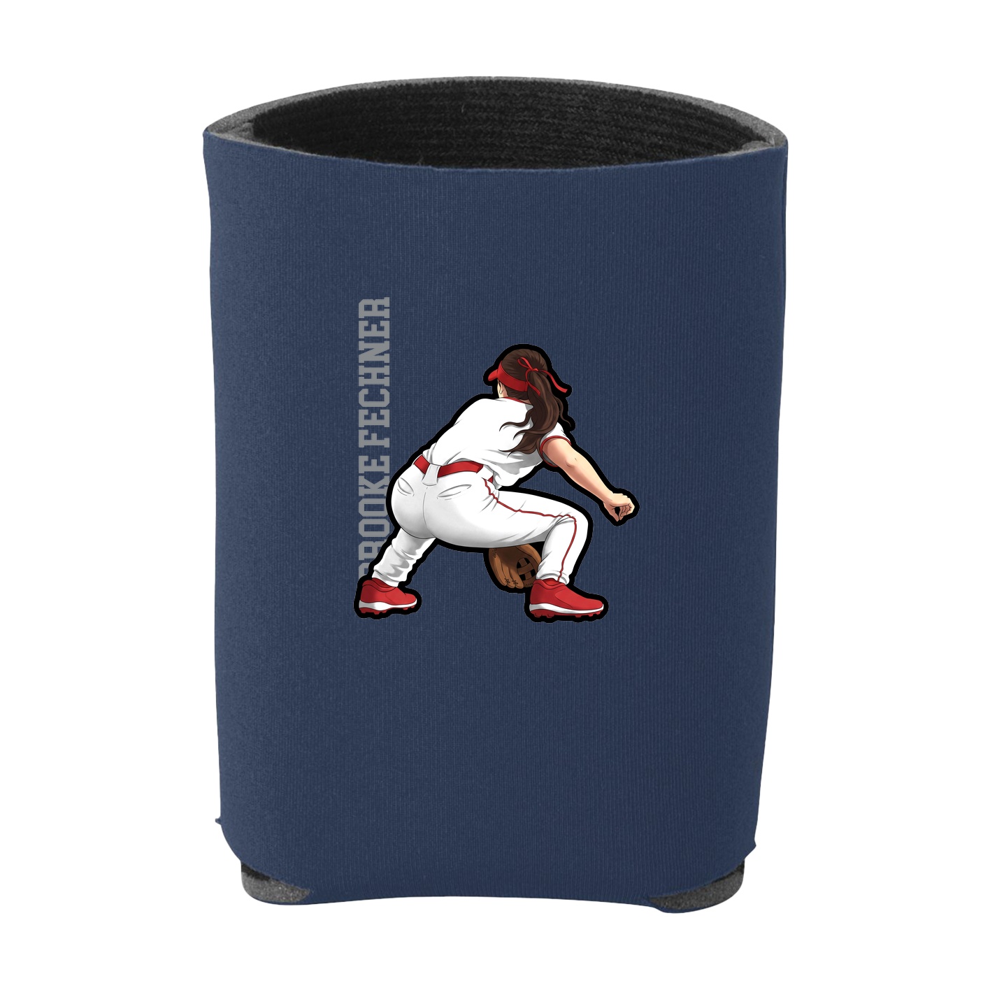 Can Holder — Name Vertical in Navy