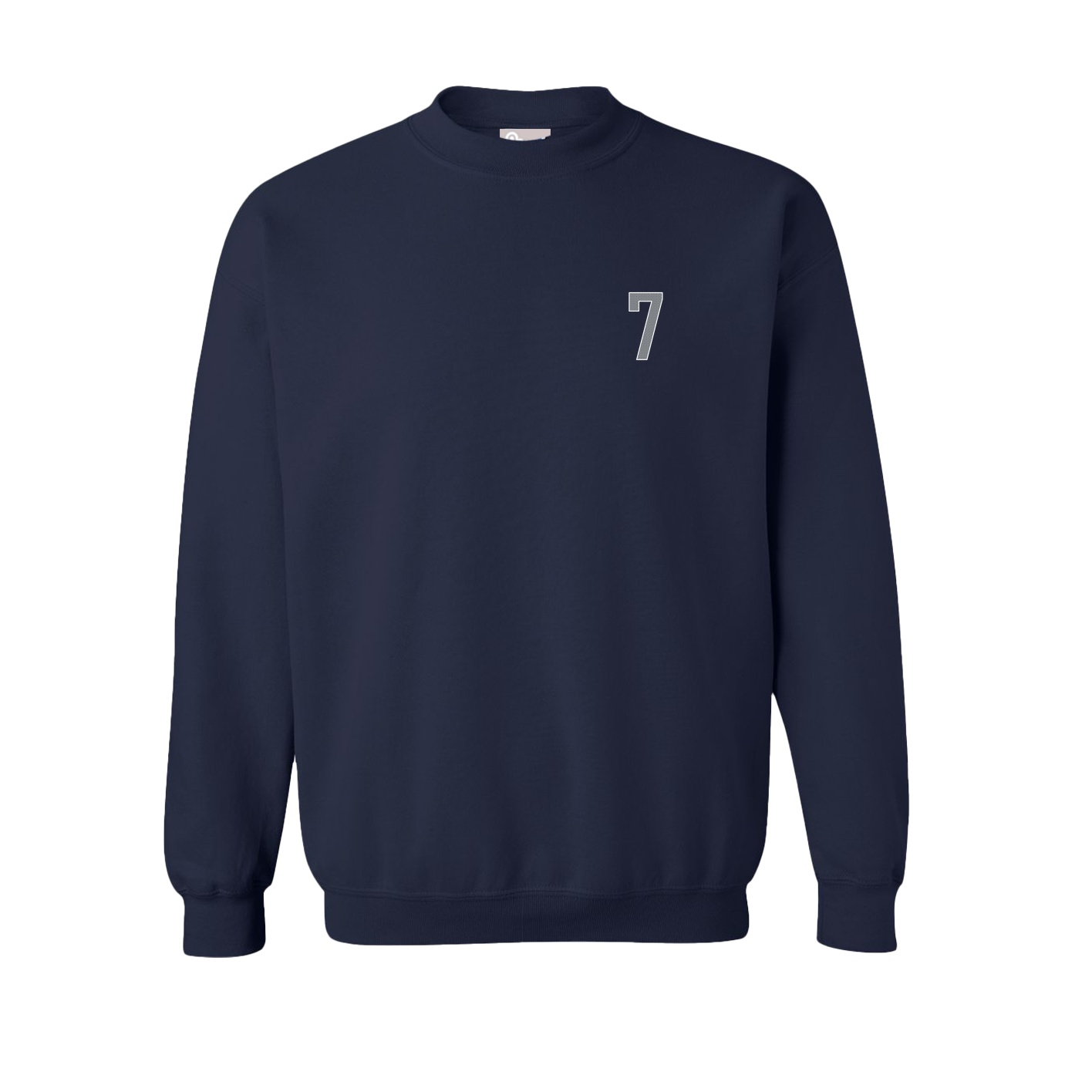 Fleece Crew — Front Shirsy in Navy