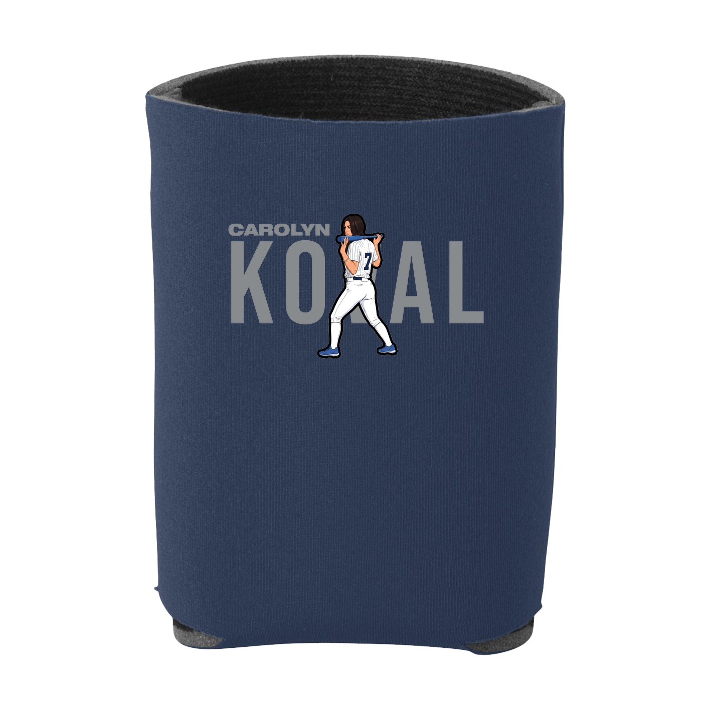 Can Holder — Player Name in Navy