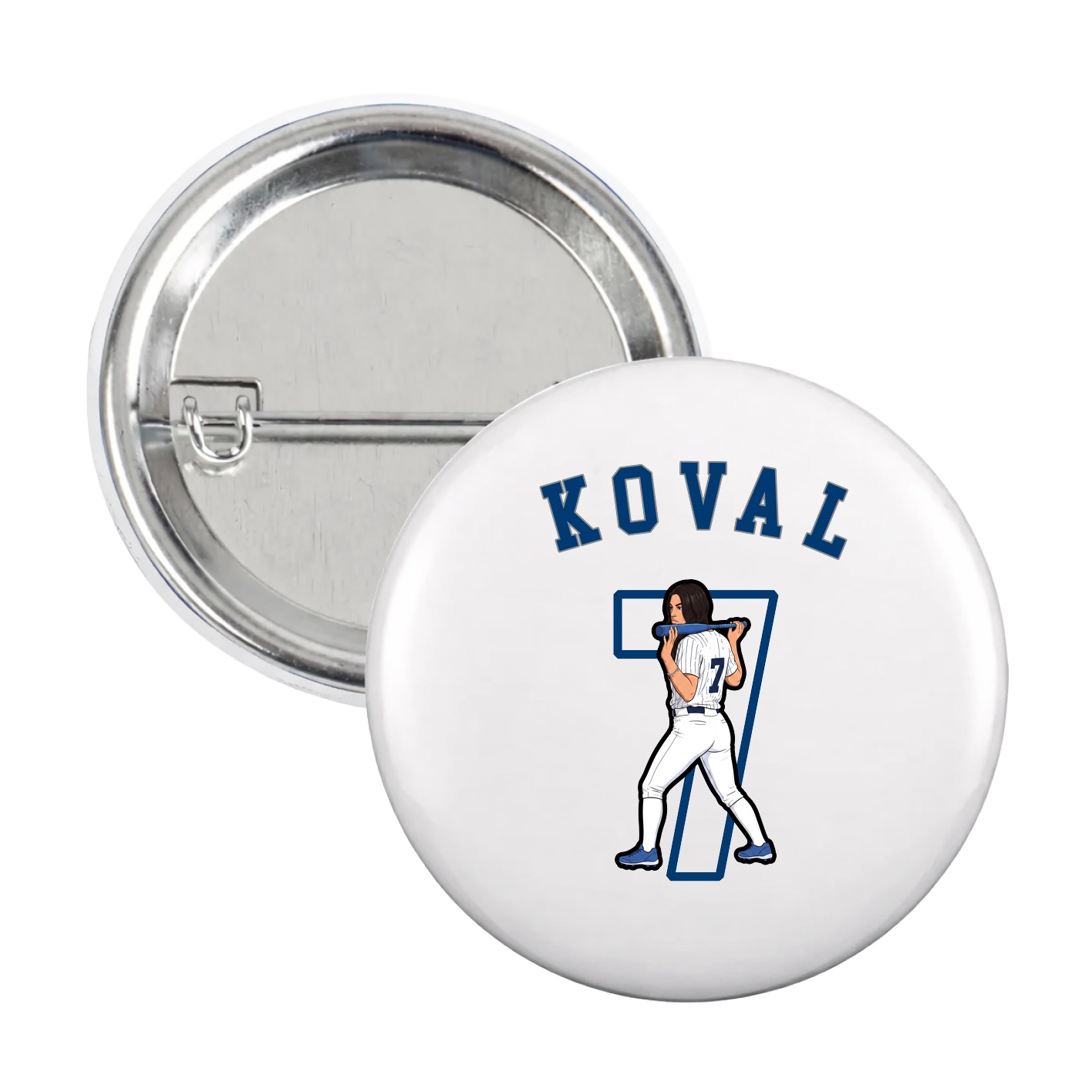 Game Day Button — Shirsey Arch in White