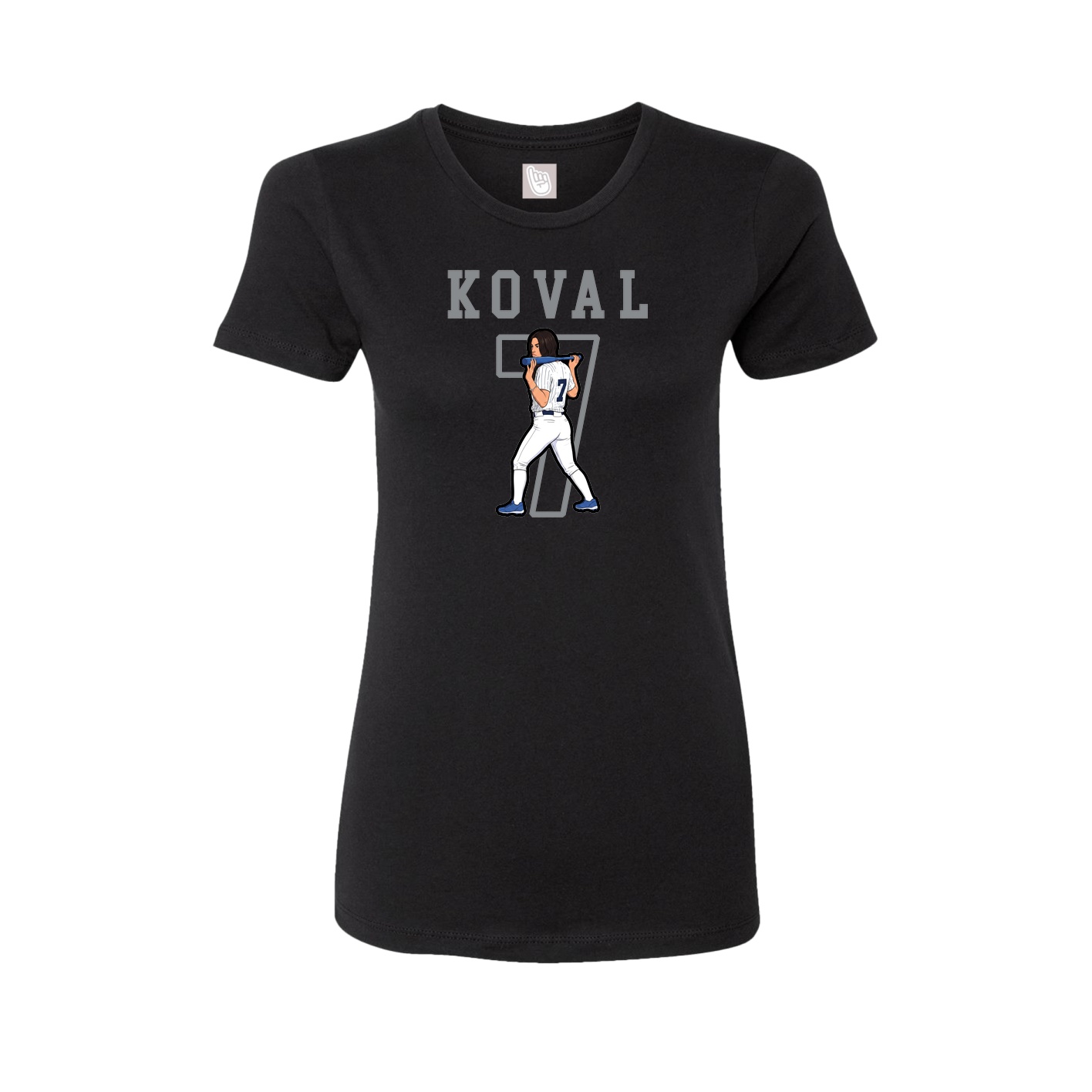 Fitted Women's Tee — Shirsey in Black