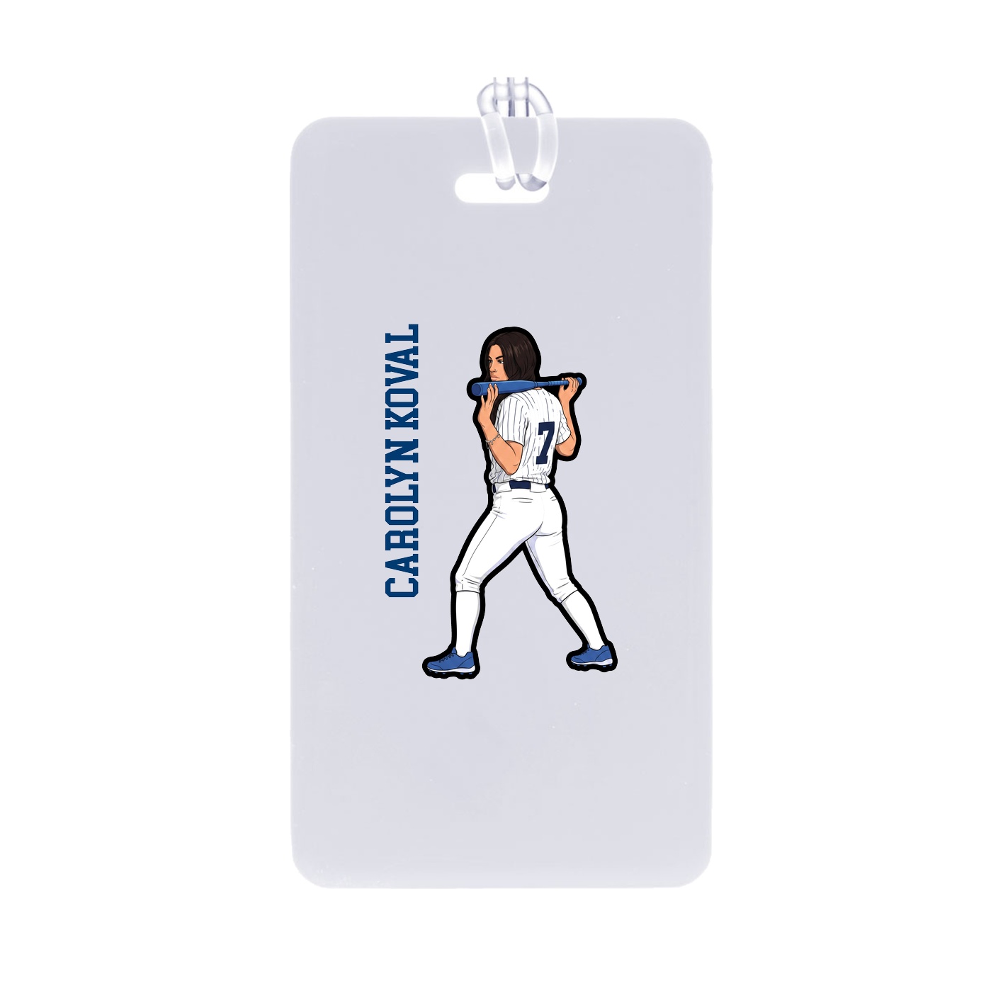 Bag Tag — Name Vertical in Classic