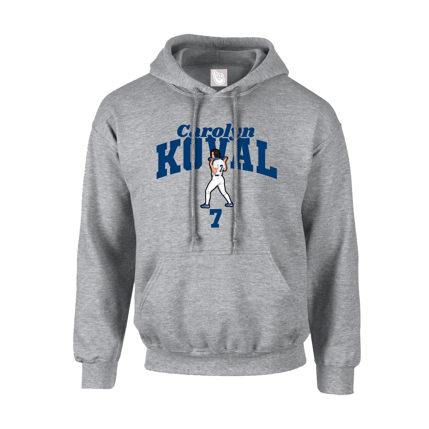 Hoodie — Signature Arch in Grey