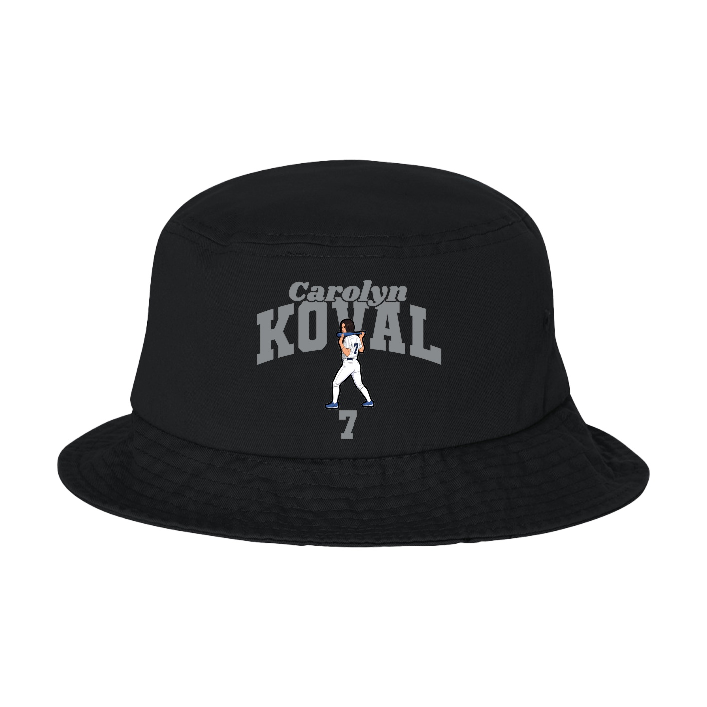 Bucket Cap — Signature Arch in Black