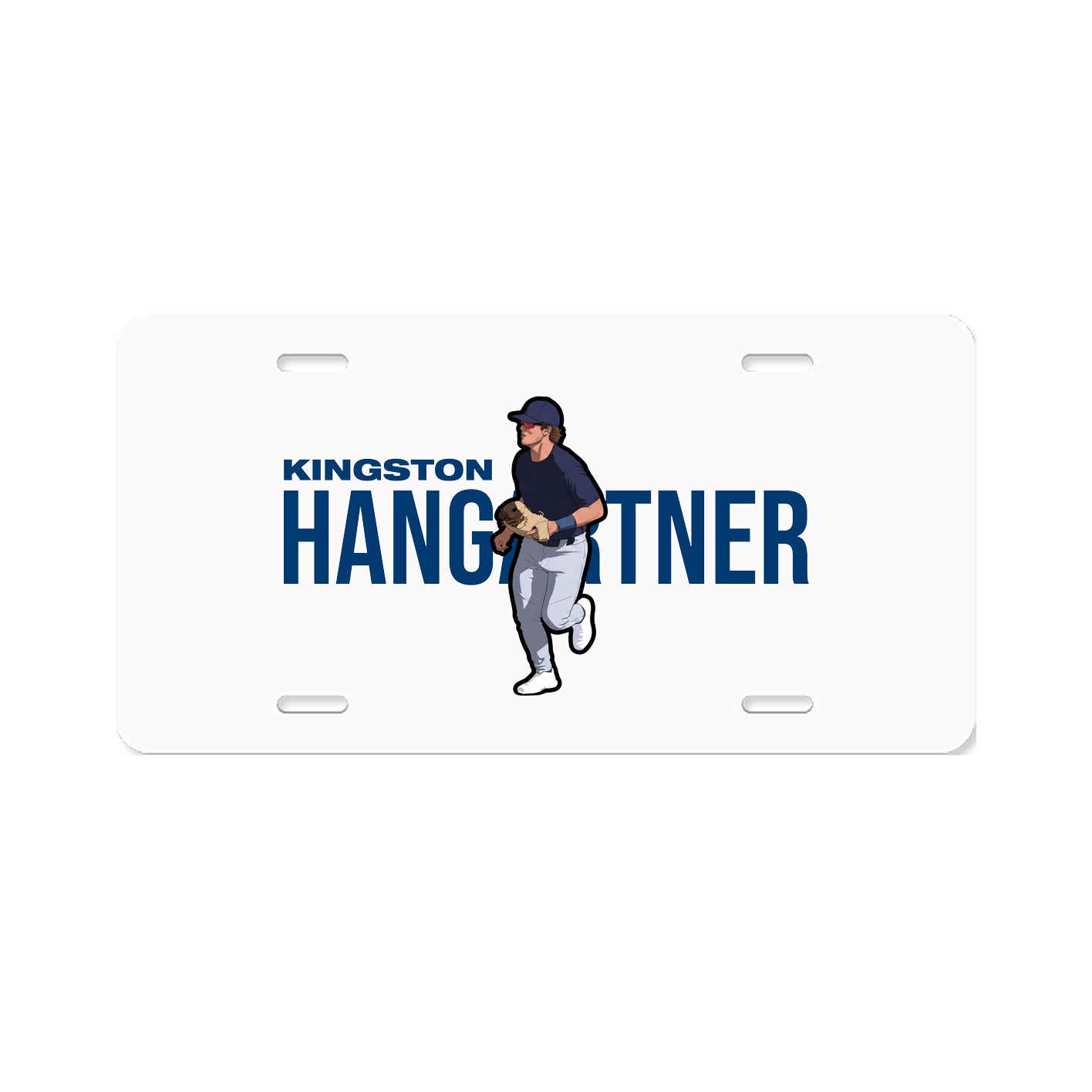 License Plate — Player Name in Classic