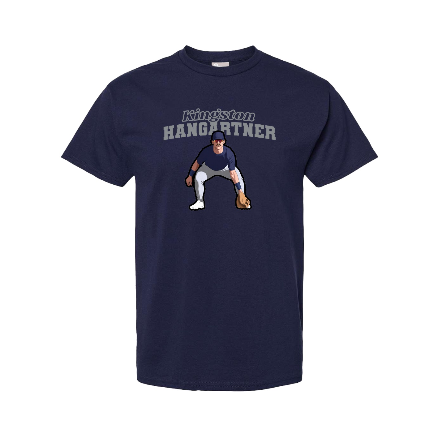 Youth Tee — Name Arch in Navy