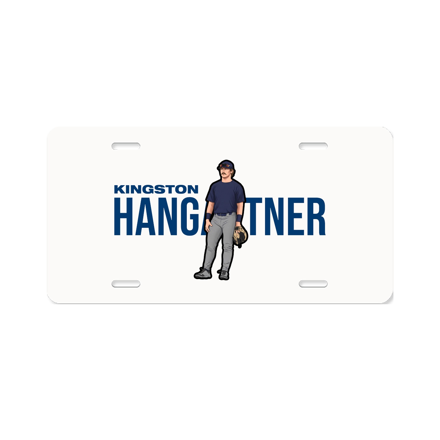 License Plate — Player Name in Classic