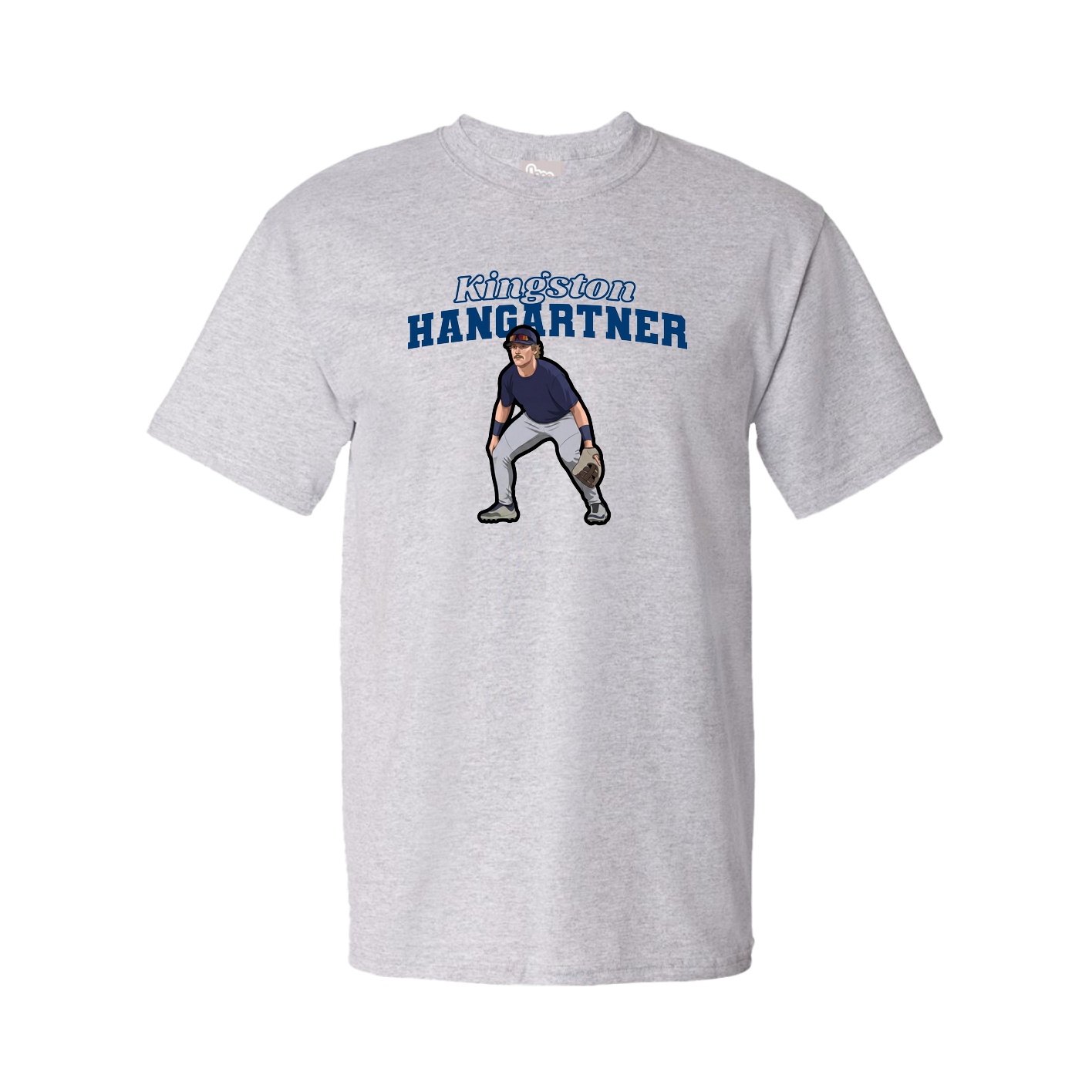 Youth Tee — Name Arch in Grey