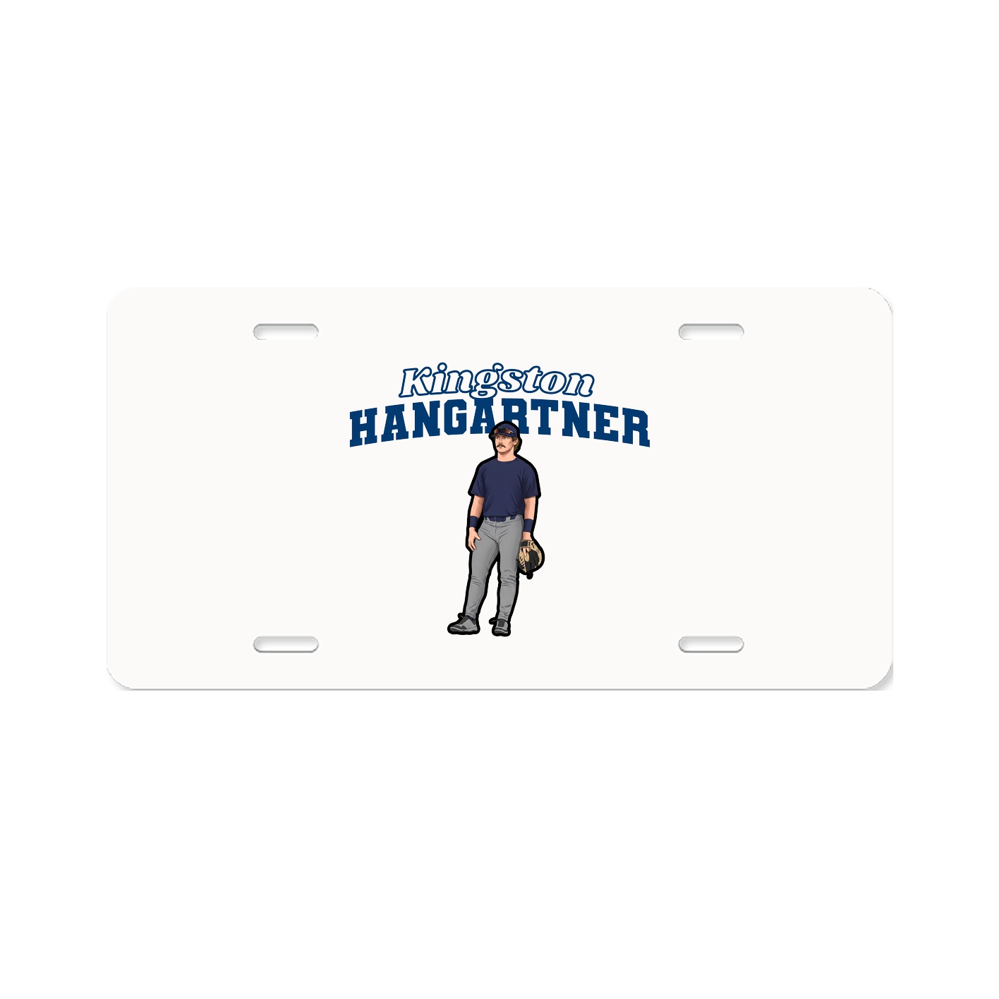 License Plate — Name Arch in Classic