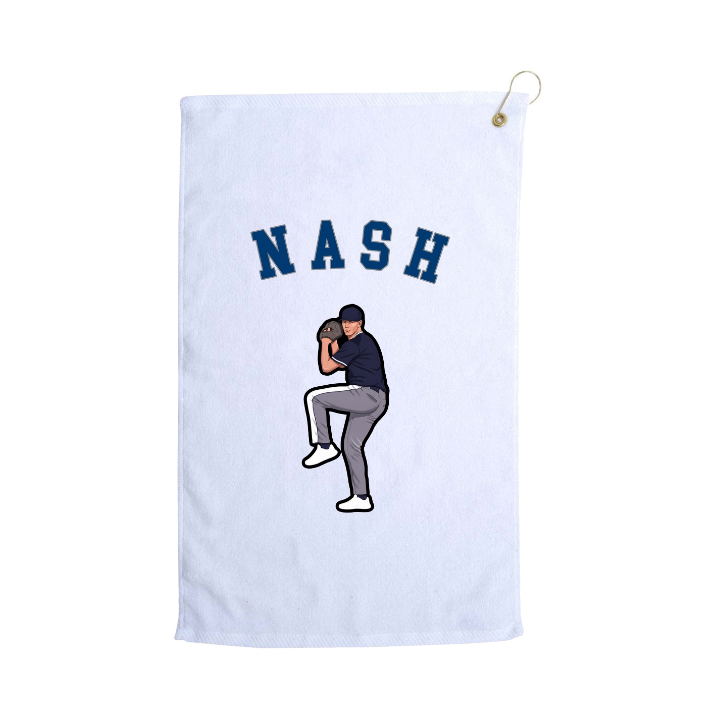 Golf Towel — Shirsey Arch in White