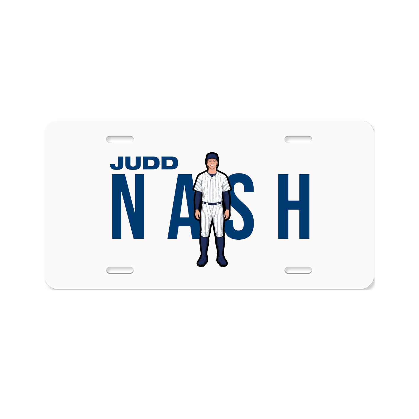 License Plate — Player Name in Classic