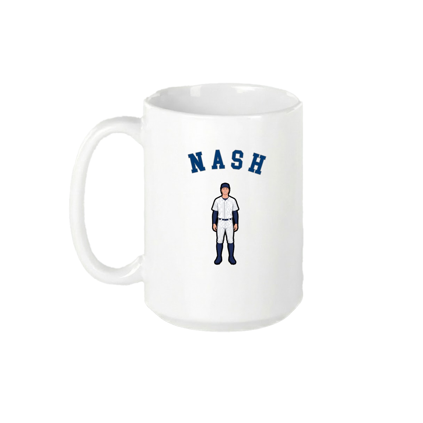 15oz Coffee Mug — Shirsey Arch in White