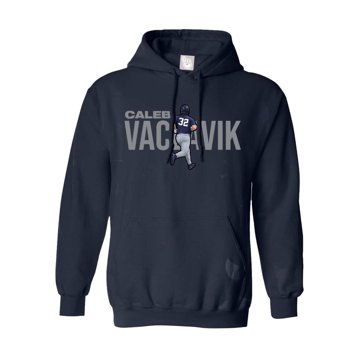 Hoodie — Player Name in Navy