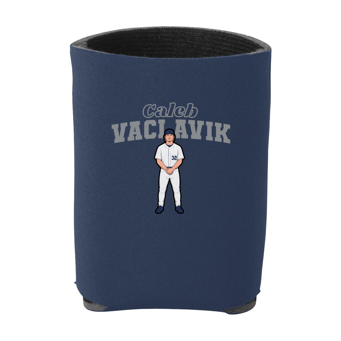 Can Holder — Name Arch in Navy