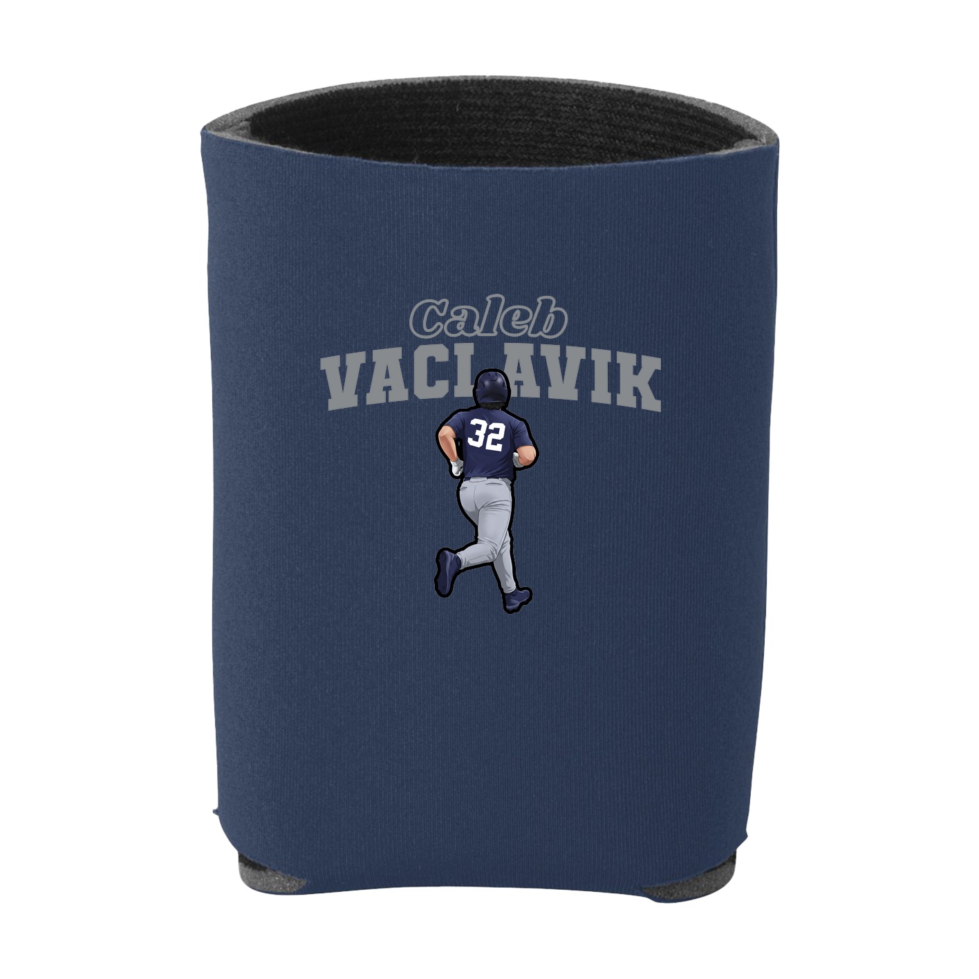 Can Holder — Name Arch in Navy