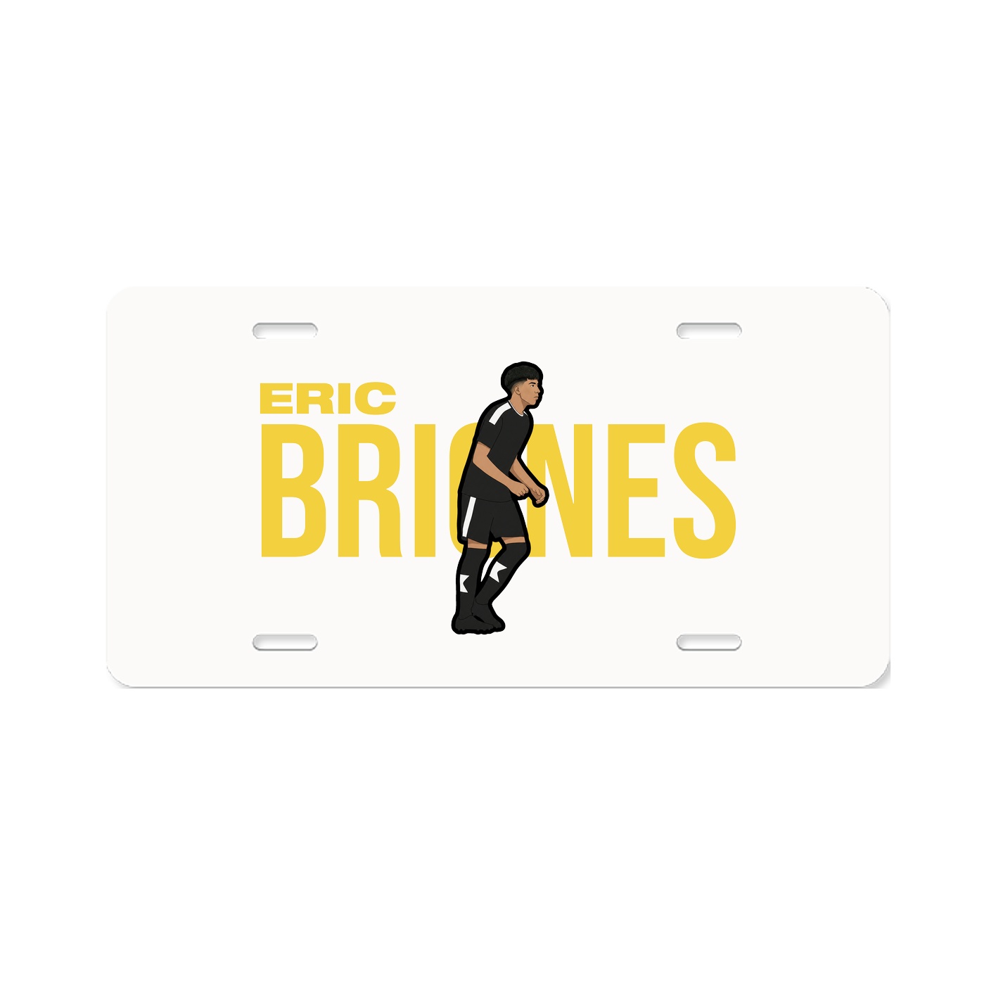 License Plate — Player Name in Classic