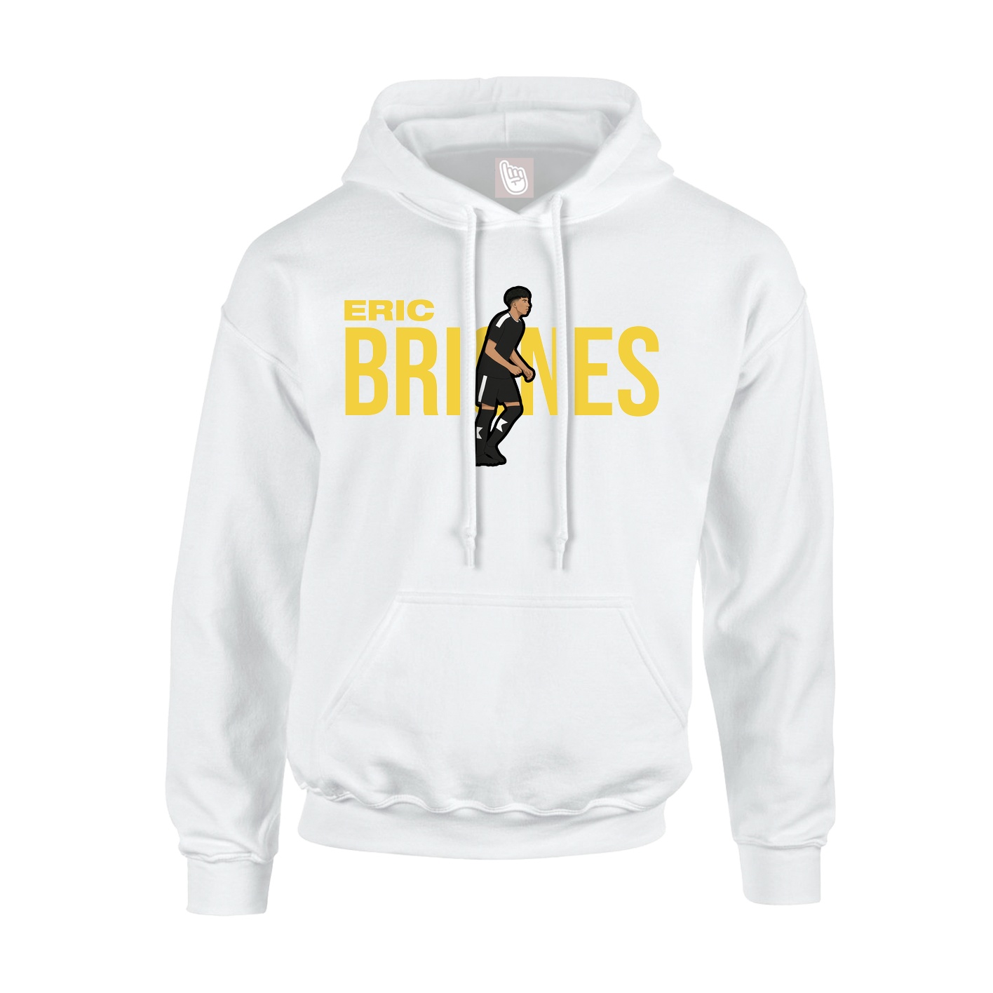 Youth Hoodie — Player Name in White