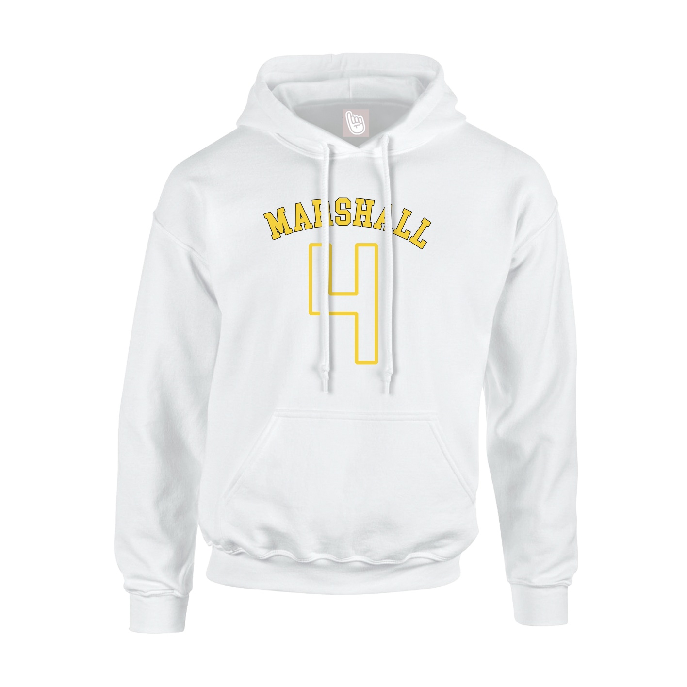 Hoodie — Shirsey Arch in White