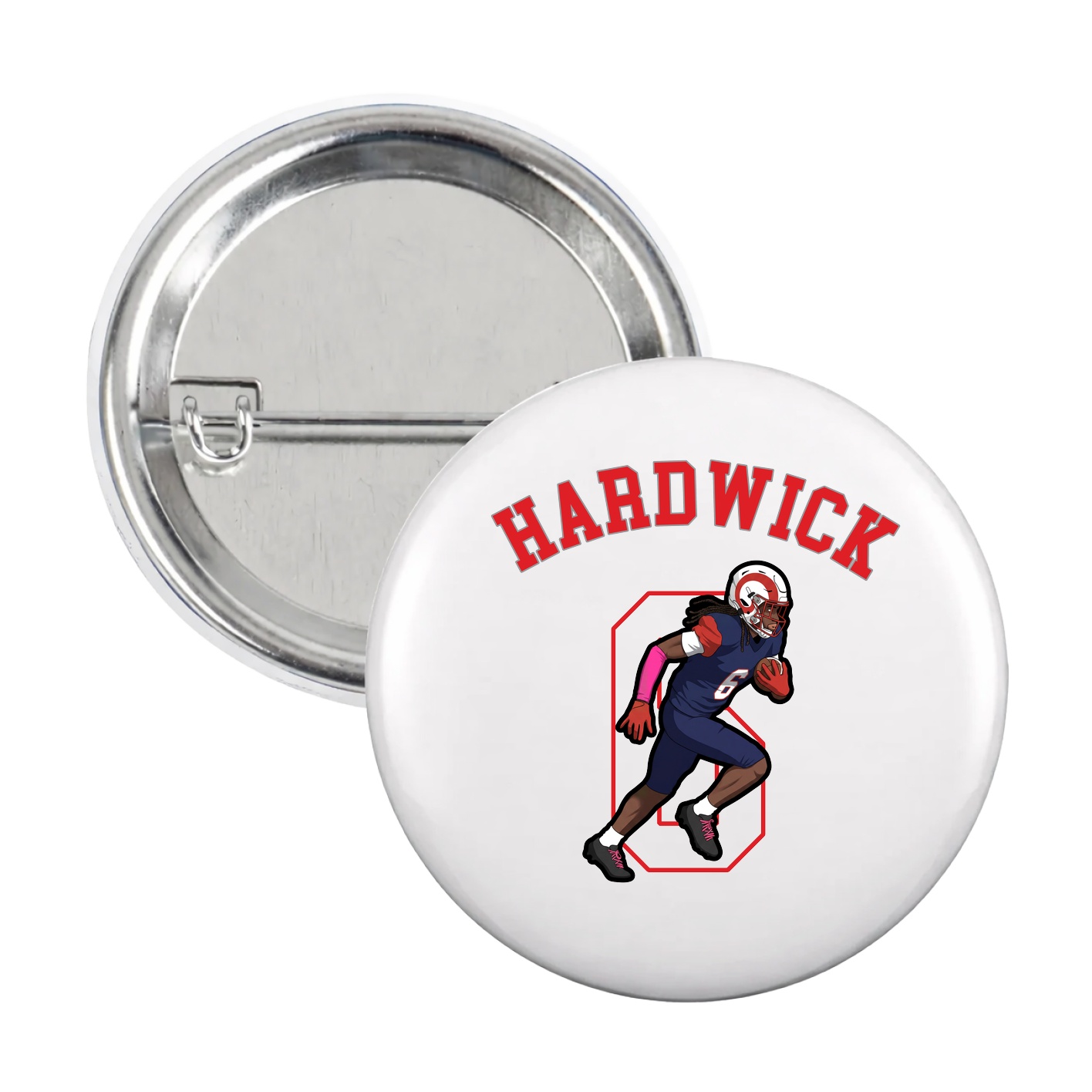Game Day Button — Shirsey Arch in White