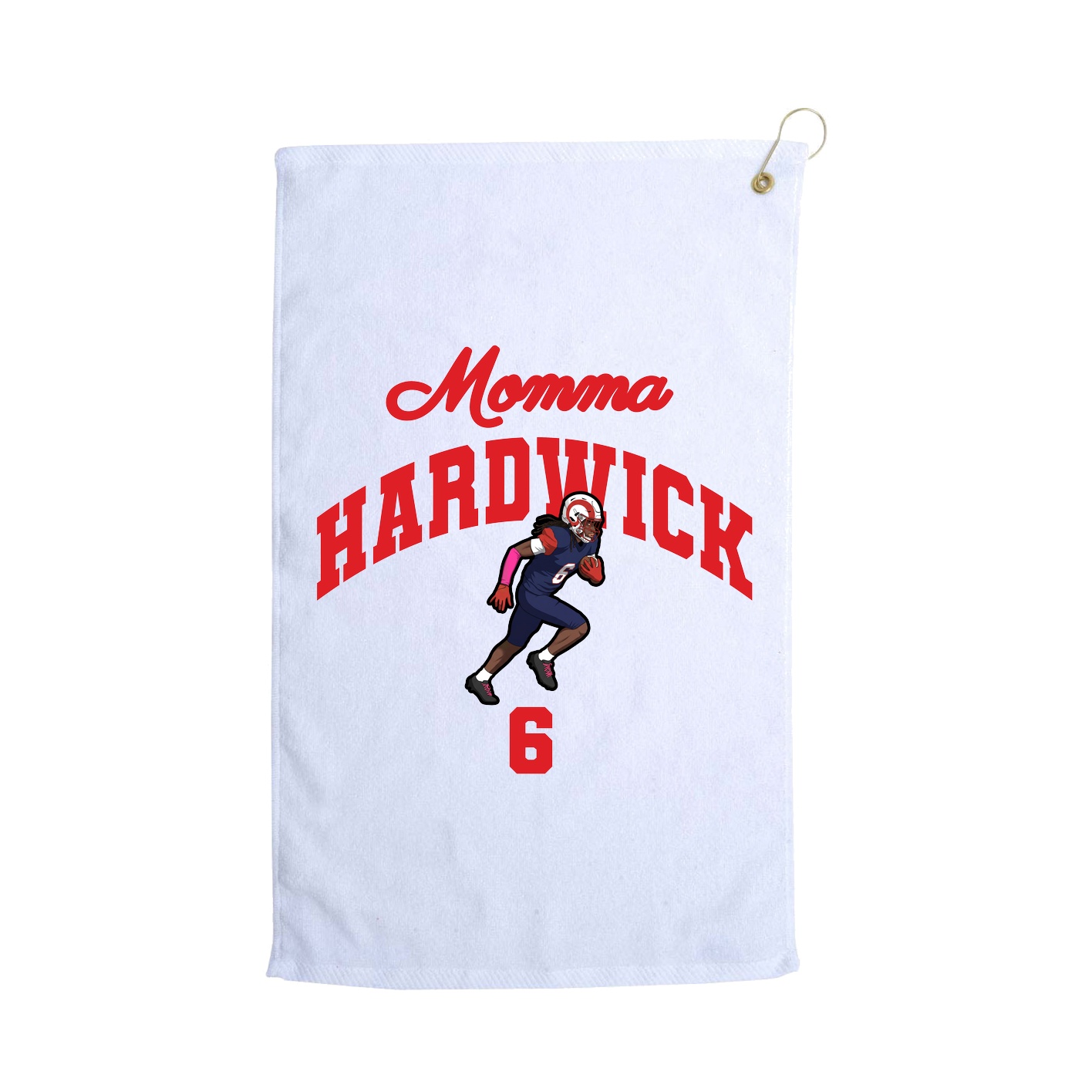 Golf Towel — Mothers Day Arch in White