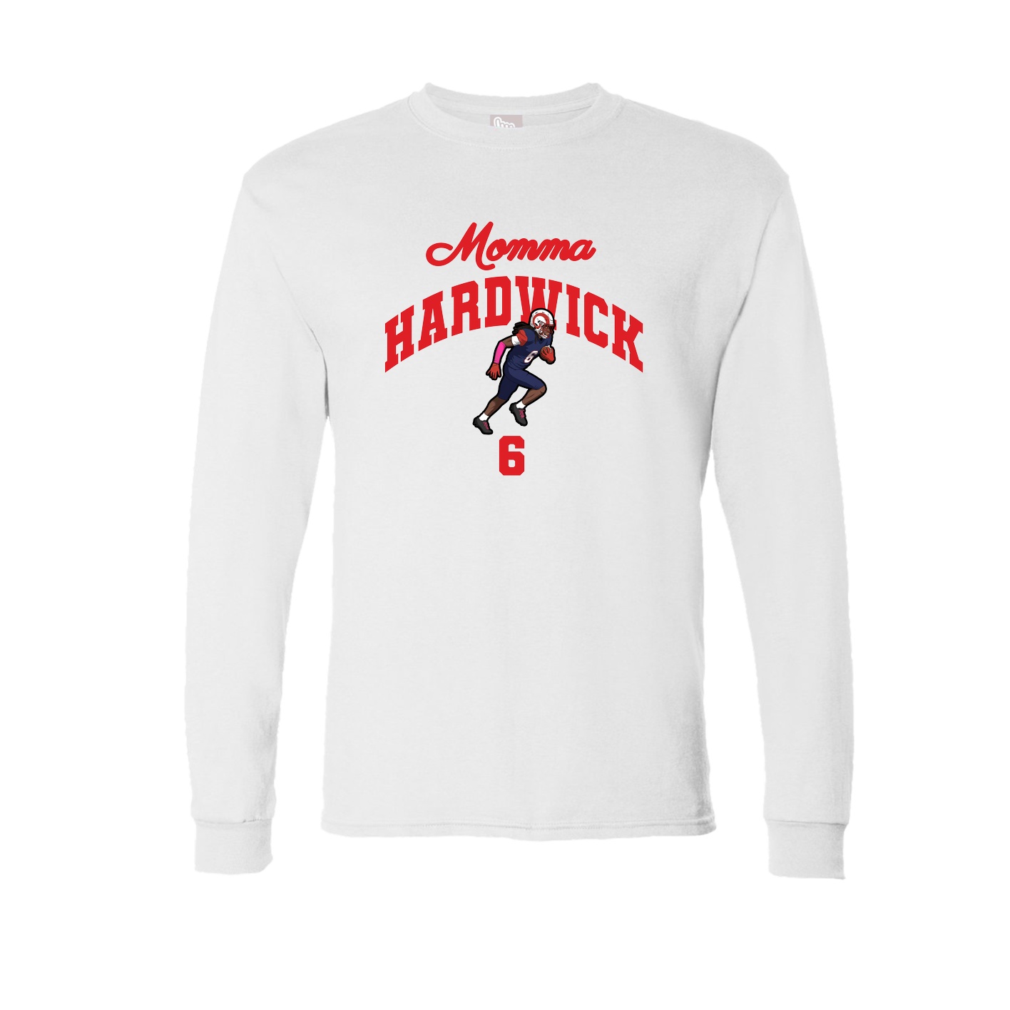 Long Sleeve Tee — Mothers Day Arch in White