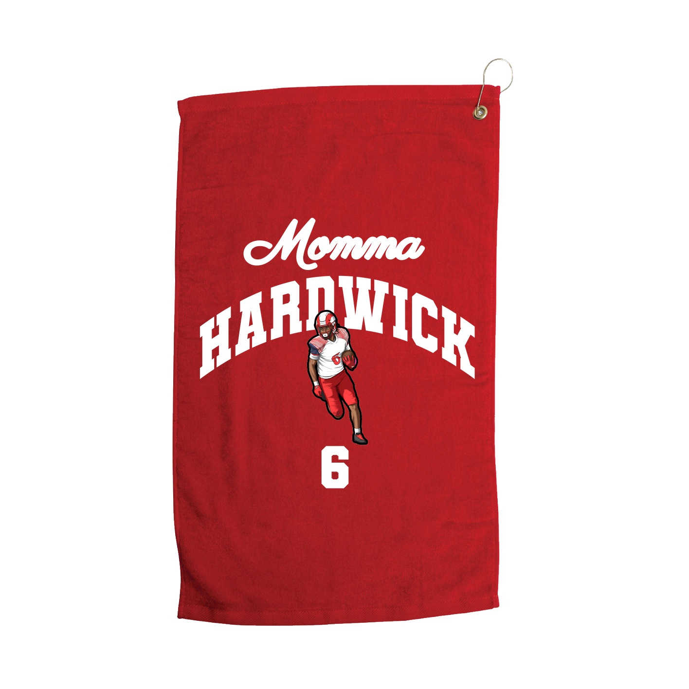 Golf Towel — Mothers Day Arch in Red