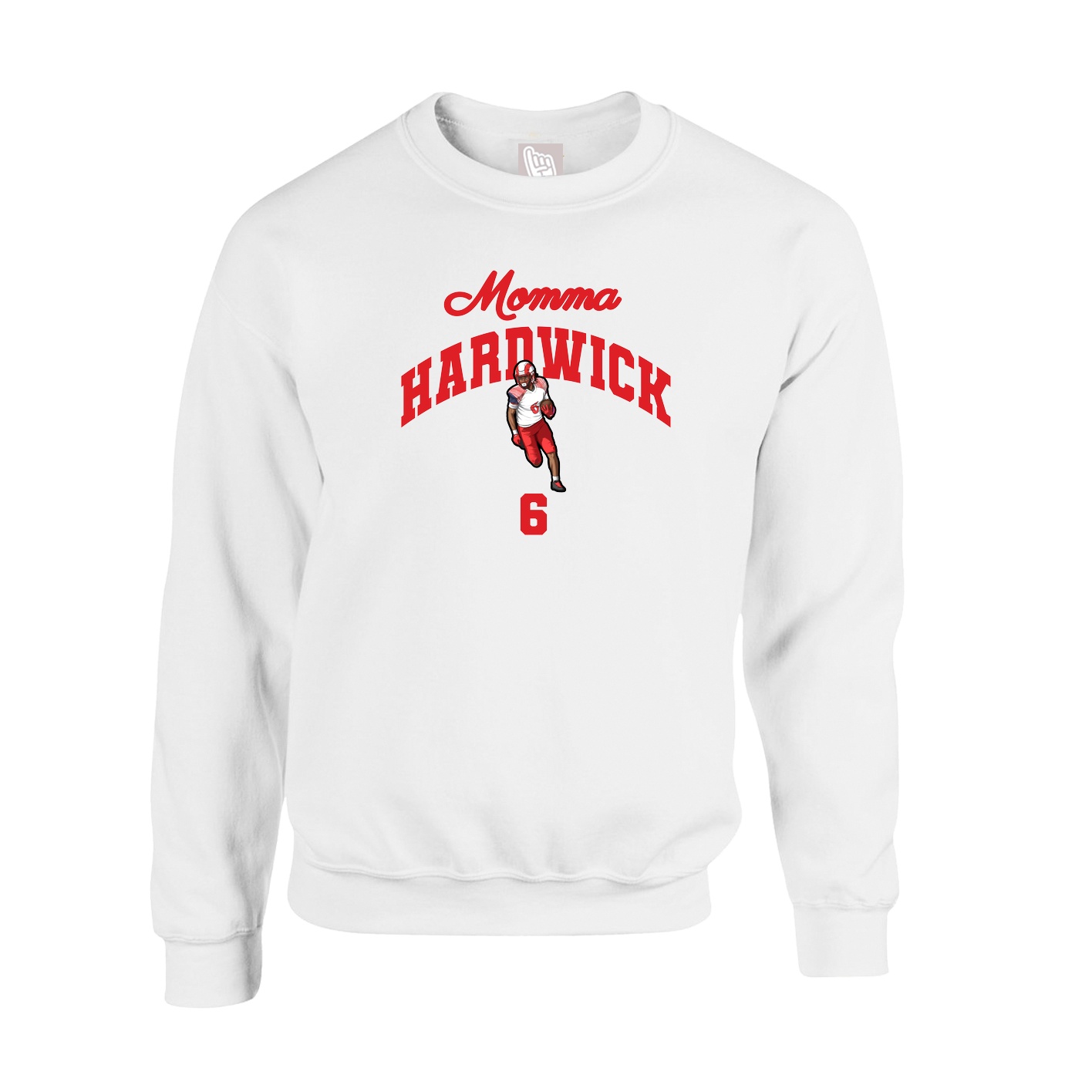 Fleece Crew — Mothers Day Arch in White