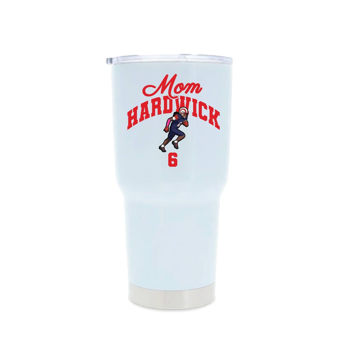 30oz Stainless Steel Tumbler — Mothers Day Arch in White