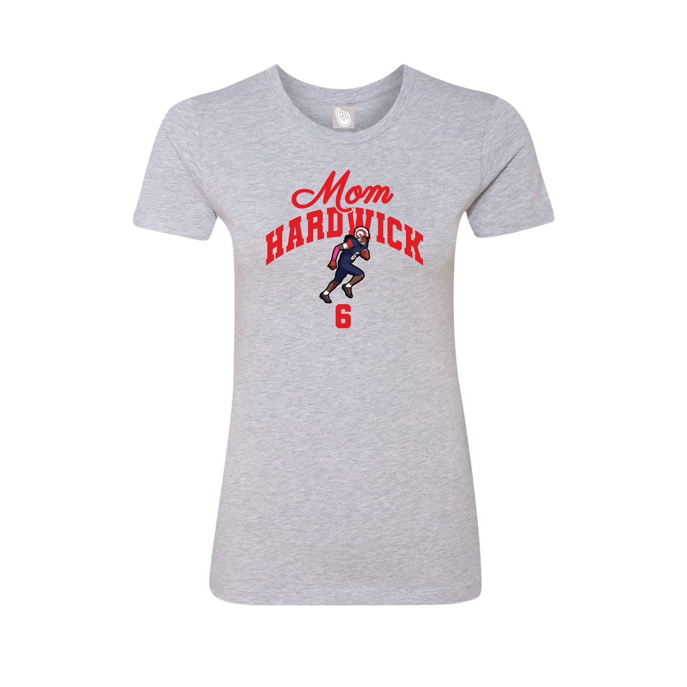 Womens Tee — Mothers Day Arch in Grey