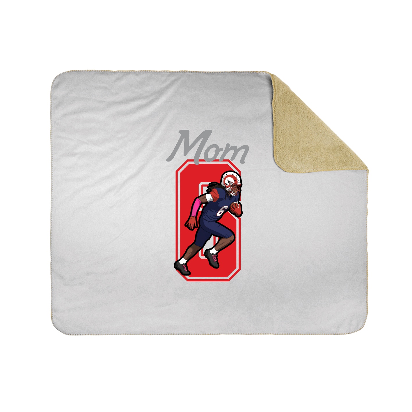 Throw Blanket — Mothers Day Shirsey in White